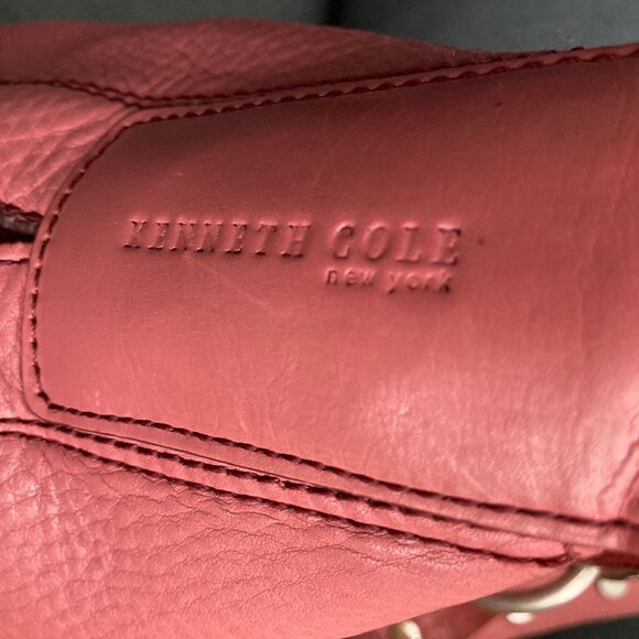 Kenneth Cole Pink Leather Satchel - Picture 5 of 6